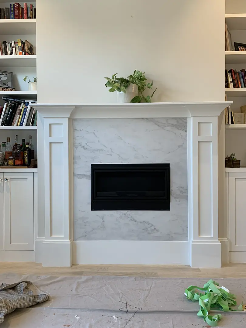 Fireplace Project in Belmont MA